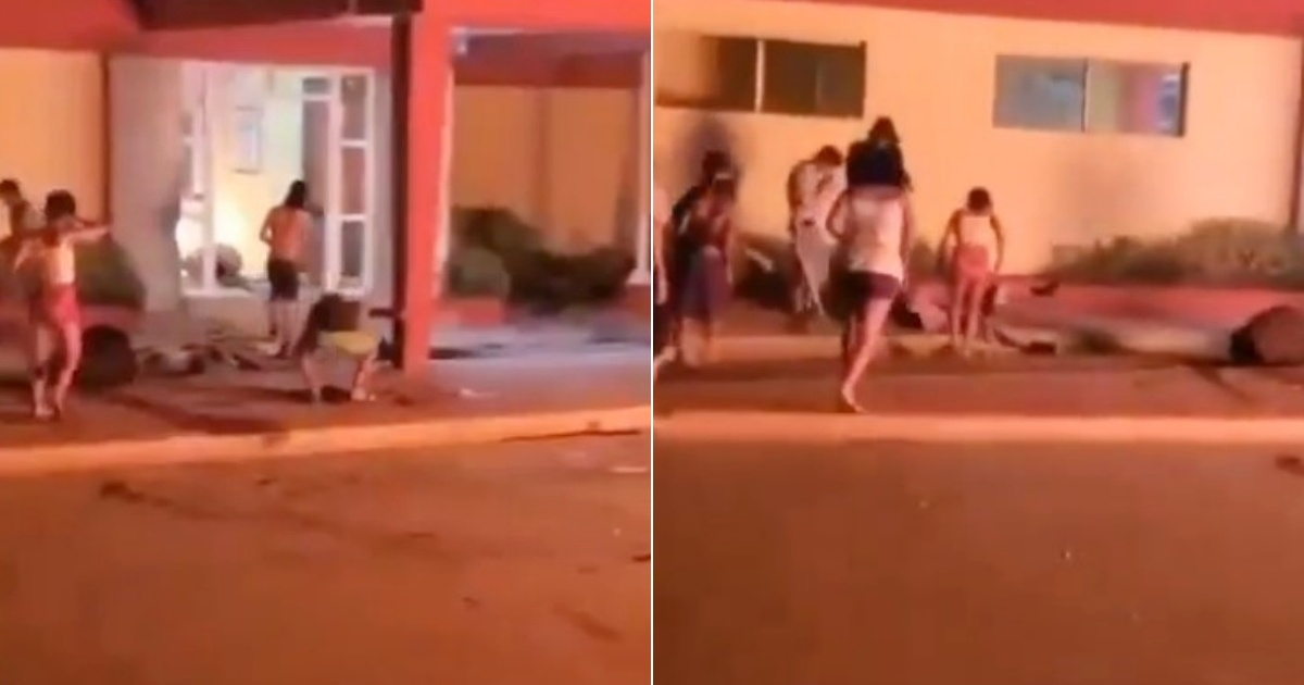 Young Man Shot During Protest Outside Communist Party Headquarters in Morón