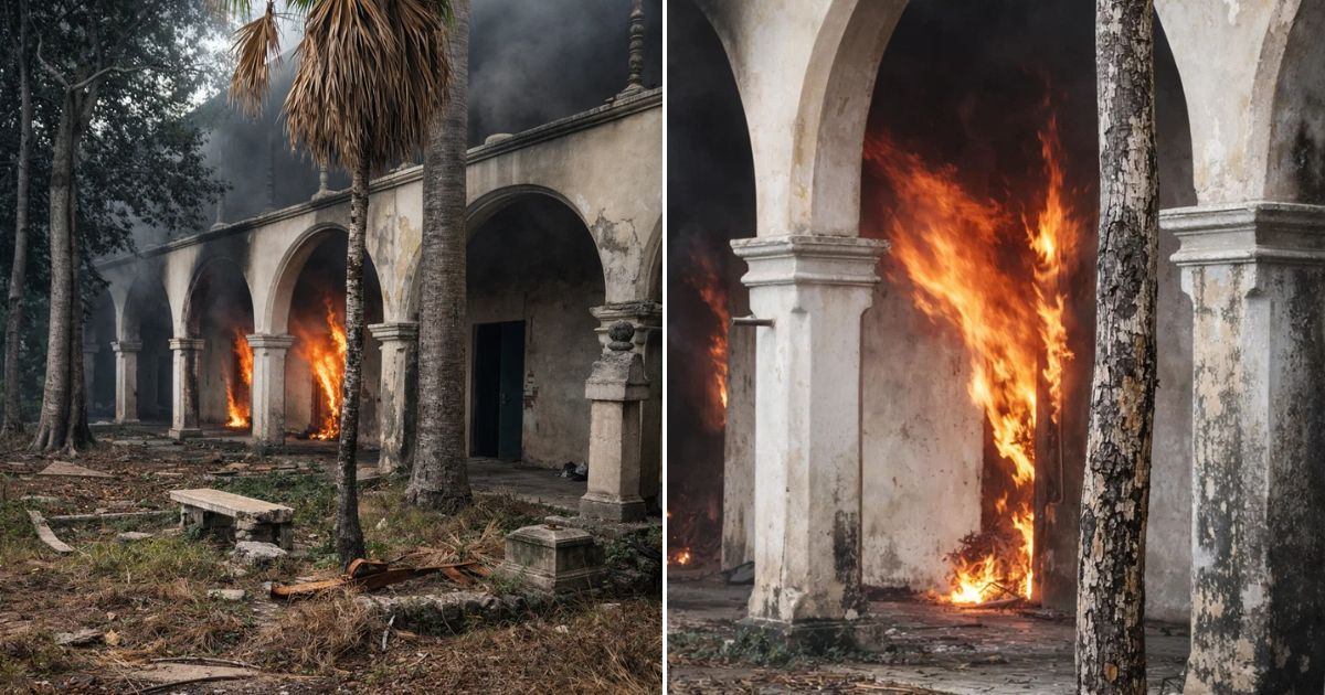 Fire in Guanabacoa's Escolapios: Church and Priests' Residence Remain Unharmed