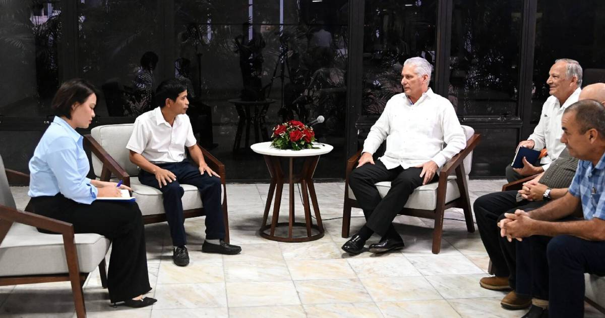 Díaz-Canel claims that Cuba will be able to become self-sufficient in rice "in a short time" with the support of Vietnam