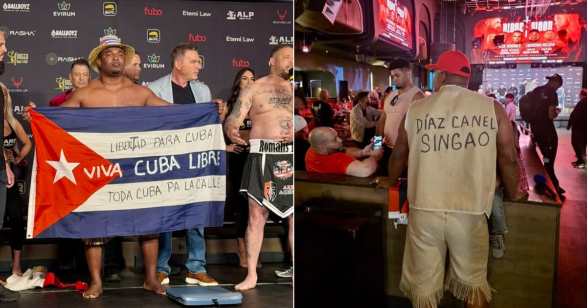 Boxer El Zambo Makes Bold Political Statement at Weigh-In