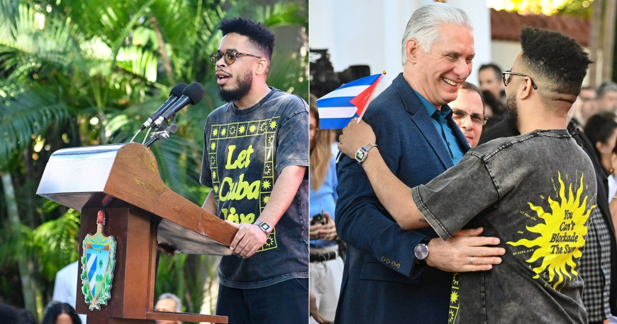 Manolo de los Santos says that the United States does not allow Cuba to buy medicine and food