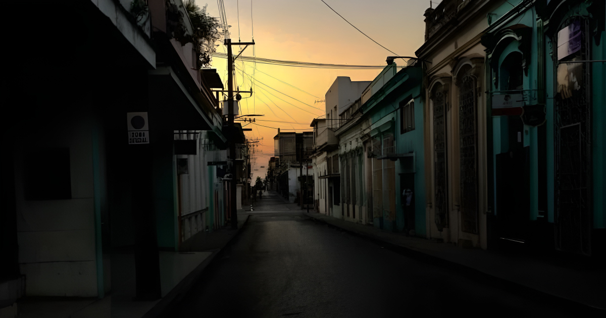 Apagón en Santa Clara (imagen de referencia) © RR. SS.