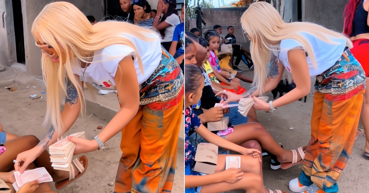 Generous Act in Cuban Neighborhood Sparks Controversy on Social Media