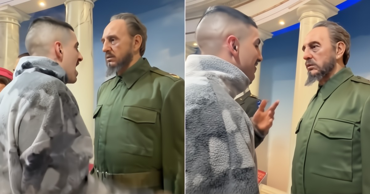 Cuban Man Confronts Wax Statue of Fidel Castro at New York Museum in Viral Moment
