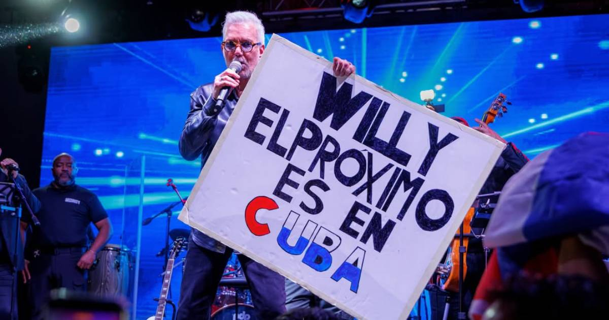 "The next one is in Cuba": Willy Chirino experiences an emotional moment during his concert in Fort Myers, Florida