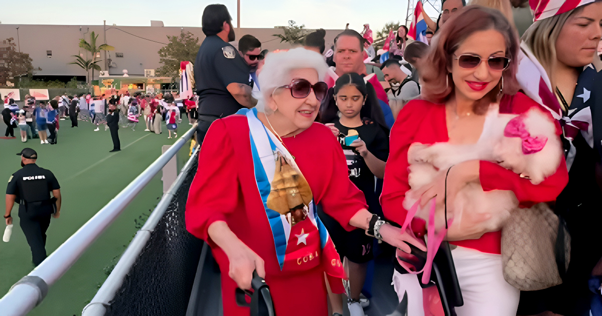 92 years old and supporting the freedom of Cuba with all his energy: And that's a lot!