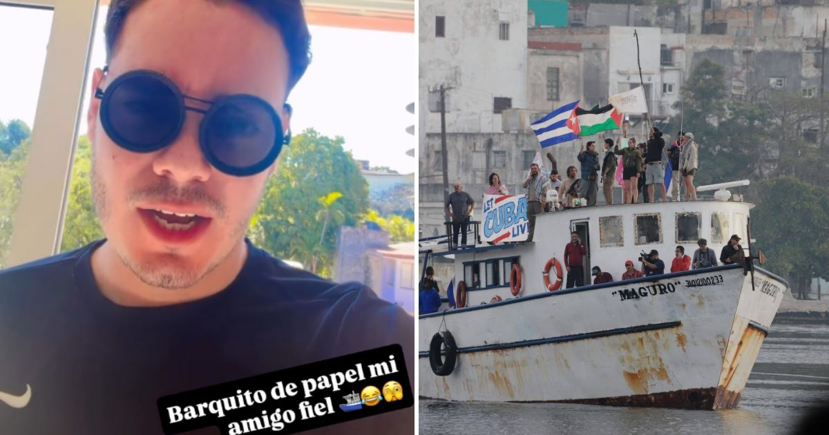 Sandro Castro Ridicules "Rusty" Ship from Mexican Convoy, Offers to "Donate Paint"
