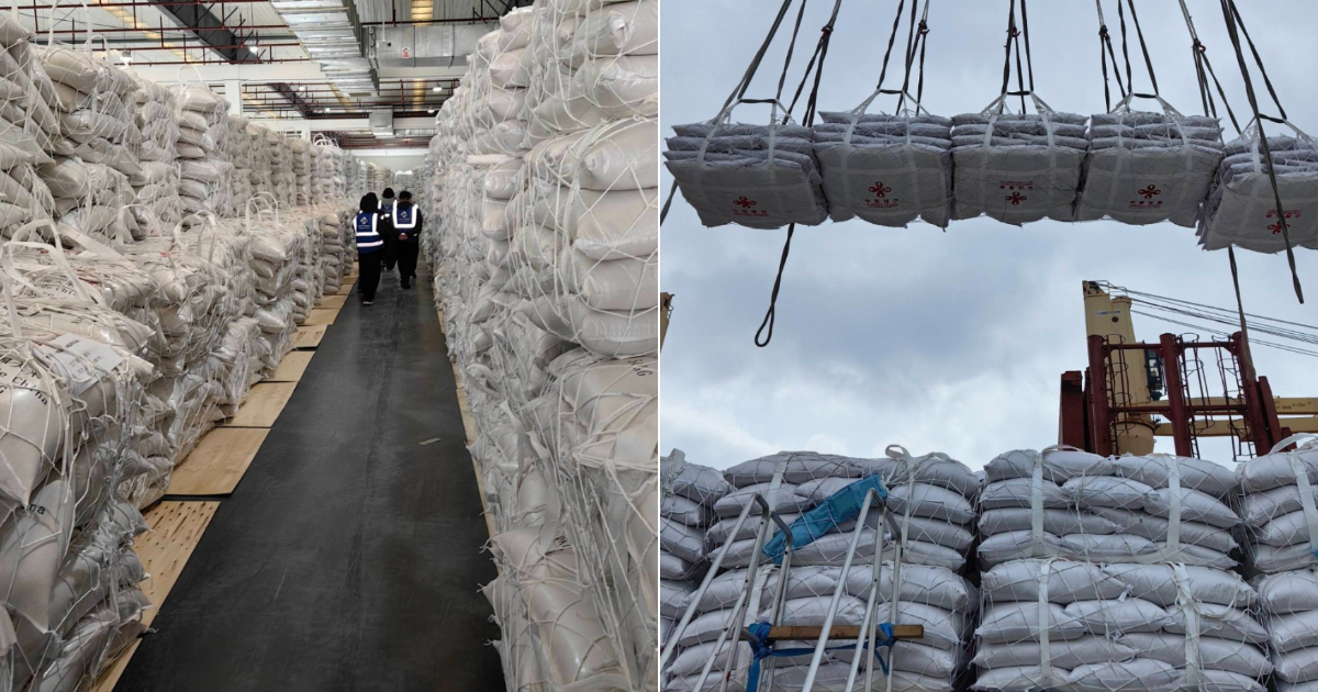 "Crumbs after crumbs": Cubans react to the arrival of donated rice from China in Havana