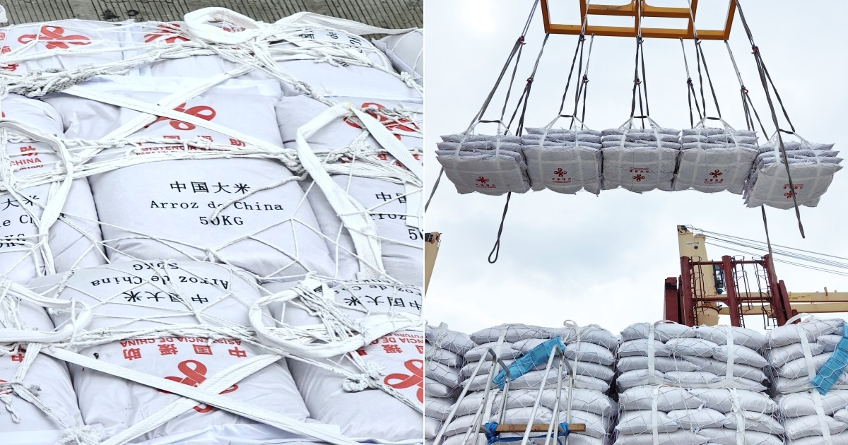 Chinese Rice Donation Arrives in Havana Amidst Severe Supply Crisis