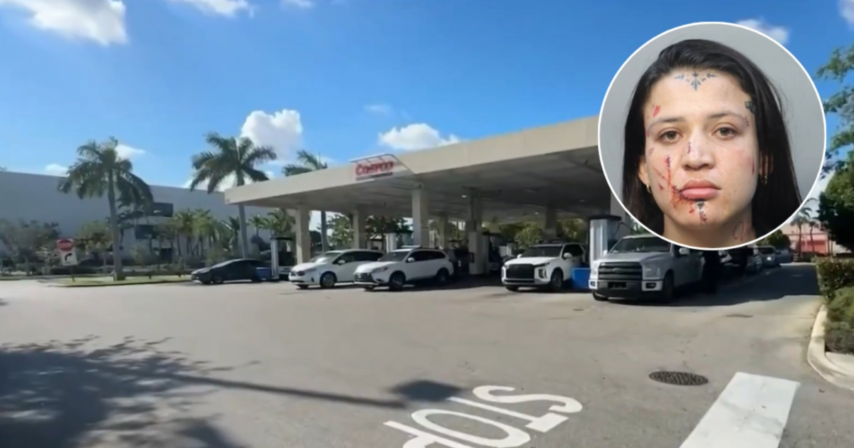 Miami Woman Detained After Chasing and Assaulting Another at Costco Gas Station