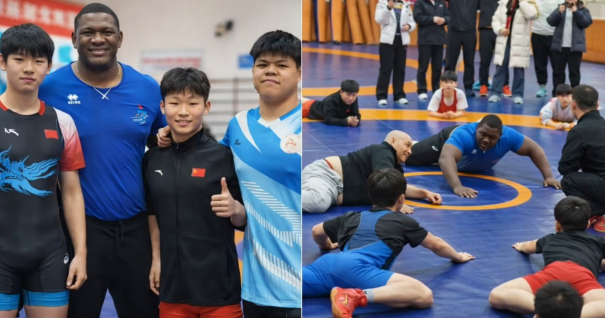 Mijaín López Inspires Young Athletes in China