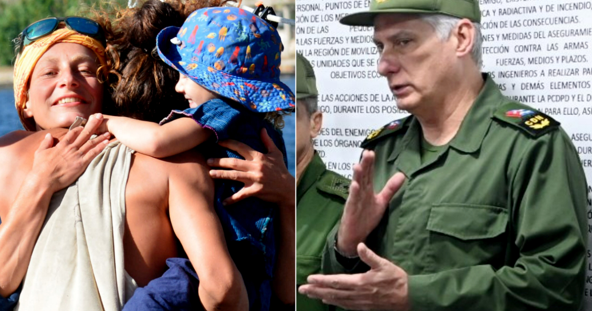 Díaz-Canel's Use of Arriving Sailboats for Propaganda Sparks Criticism