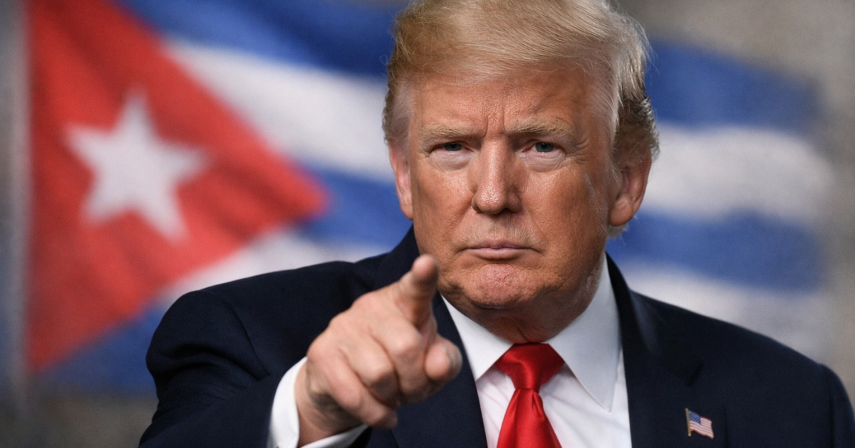 Trump promises to be there when Castro falls: "Their families were mutilated and murdered," he says in an emotional message to the exiled Cubans