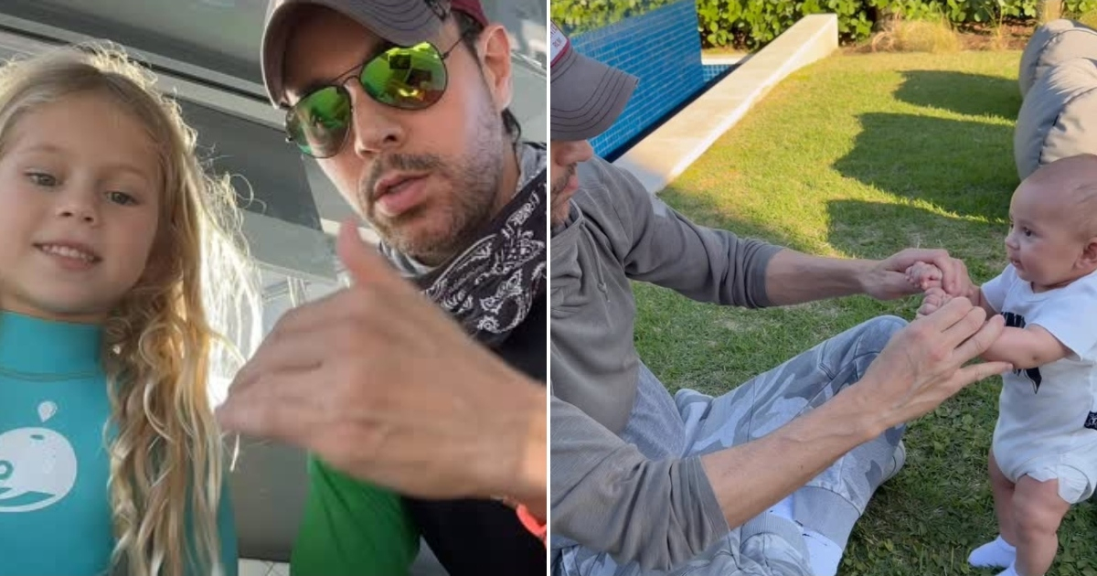 Enrique Iglesias Shares Heartwarming and Controversial Video with 3-Month-Old Son