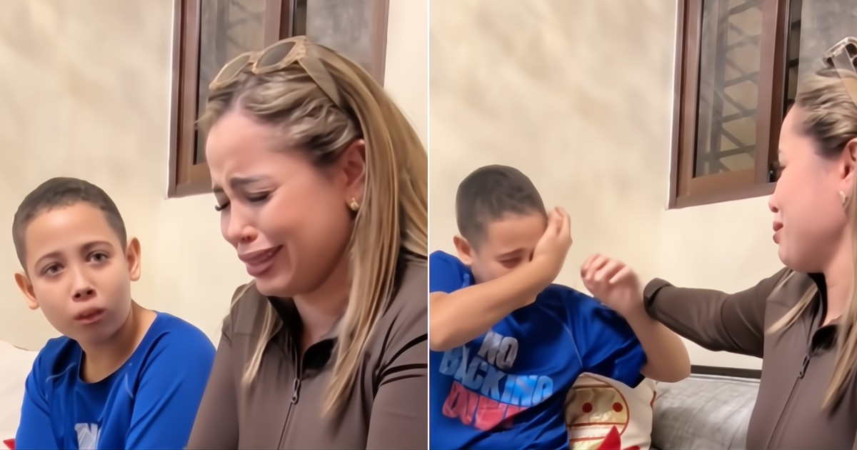 Heartfelt Reaction of a Child Learning He's Moving to the U.S. with His Mother