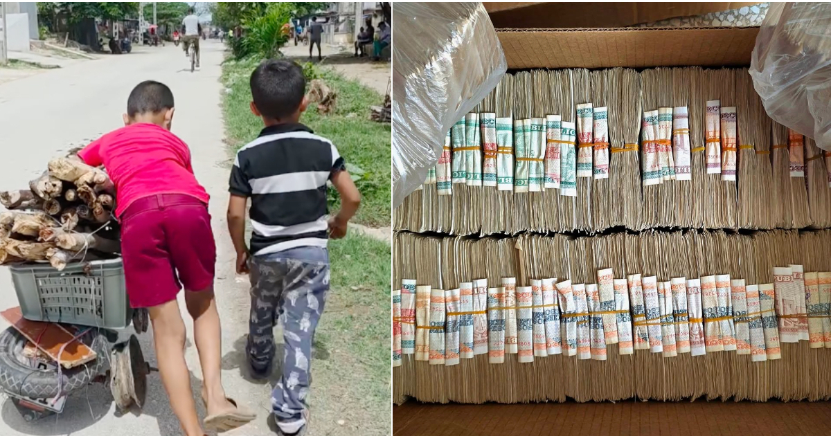 Cubans Rally Together: Over 3 Million Raised for Children Collecting Firewood in Holguín