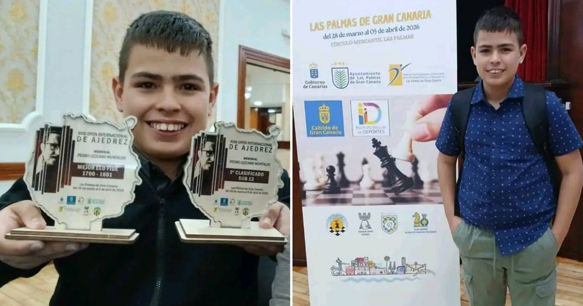 11-Year-Old Cuban Chess Prodigy Triumphs at International Tournament in Spain