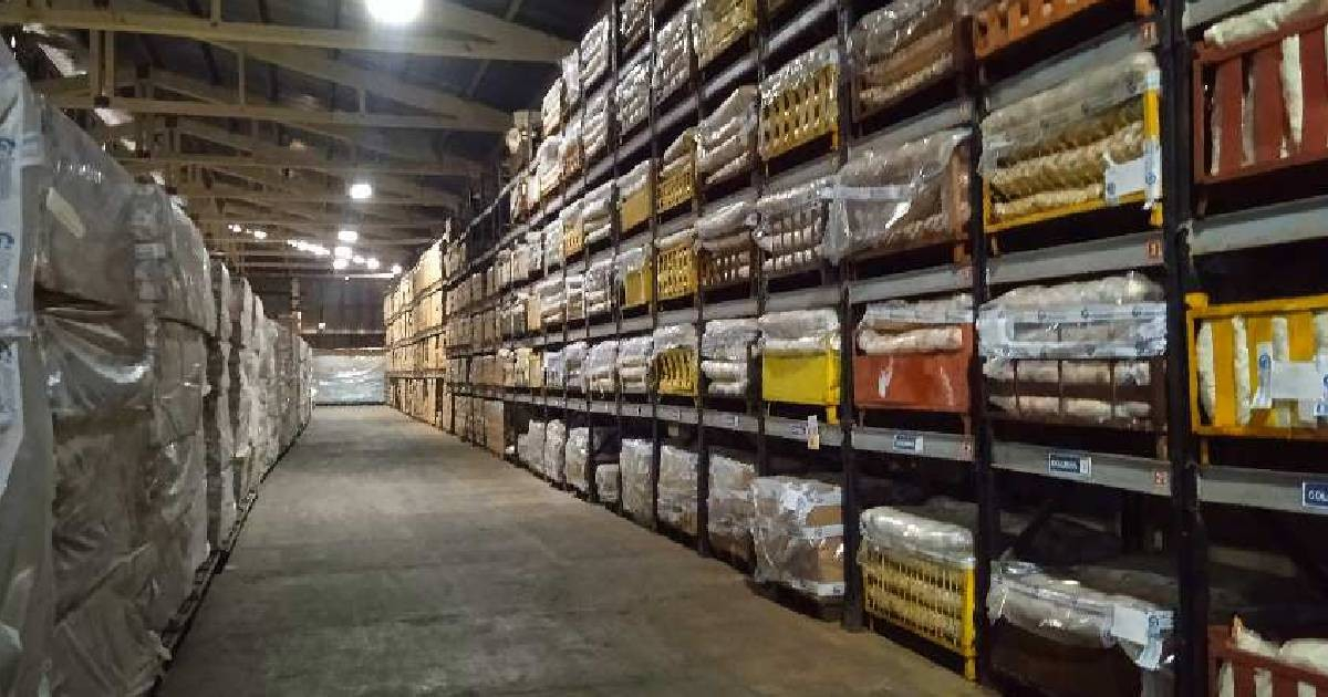Filled with mattresses and hygiene products: Warehouse images of GAESA leak