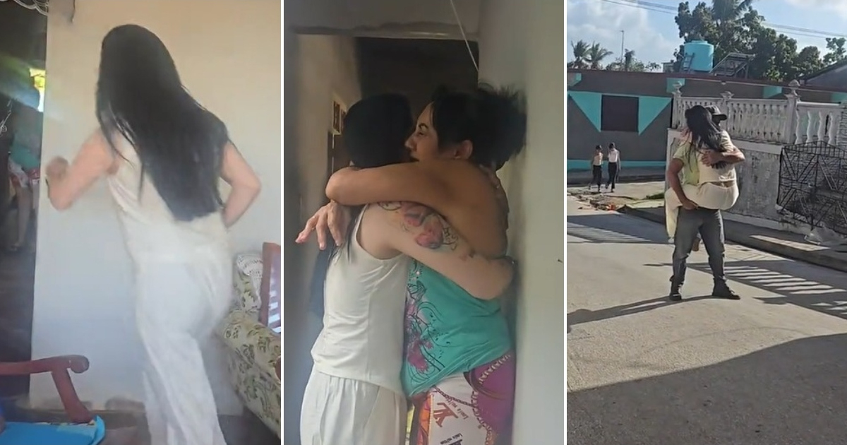 Returns to Cuba after 3 years away: "Don't wait to have money or to bring them something, you can't imagine what our parents endure."