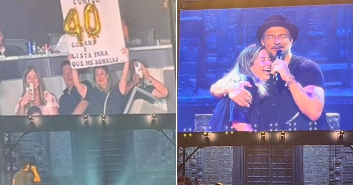 Ricardo Arjona Invites Cuban Fan Onstage for Unforgettable Birthday Surprise