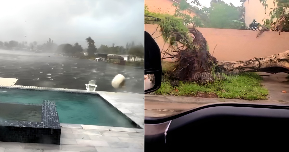 Powerful Storm Brings Dramatic Scenes to Miami-Dade County