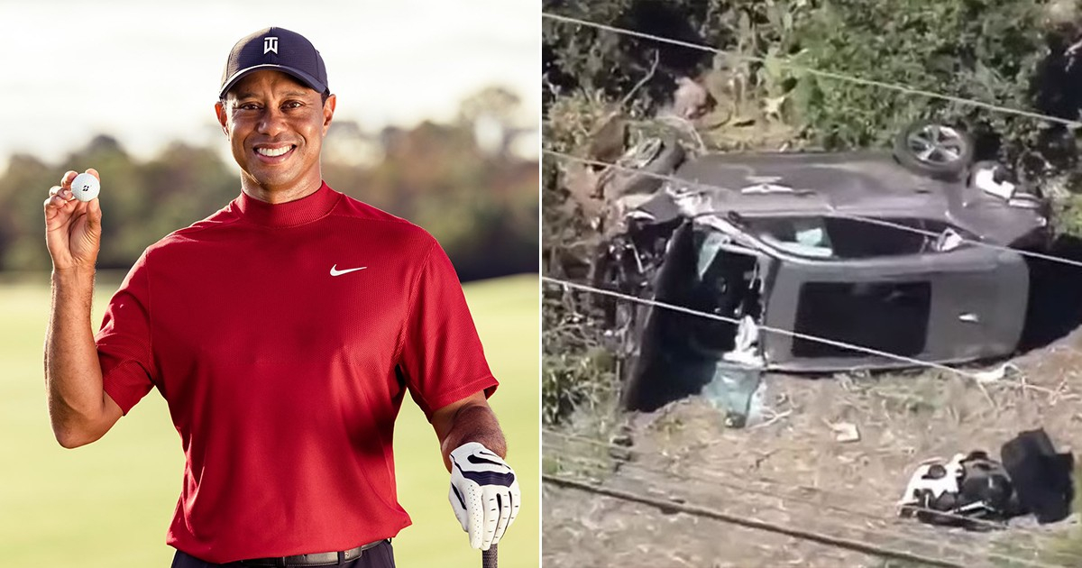 Tiger Wood e imágenes del accidente automovilístico que sufrió este martes © Flickr