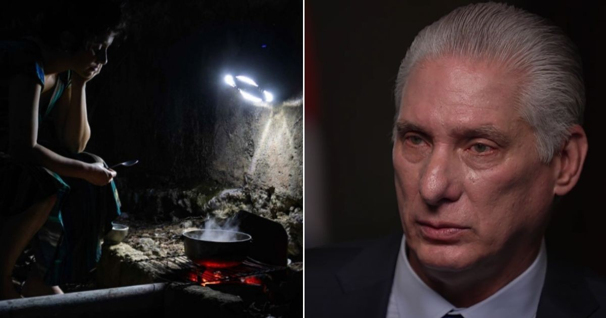 Díaz-Canel clings to power as Cuba sinks: 22 hours without electricity and he says that resigning "does not exist in his vocabulary."