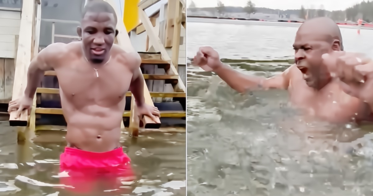Cubans' First Dip in Frozen Finnish Lake Sparks Laughter Online: "It Disappeared on Me"