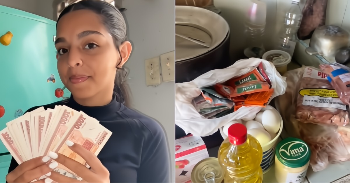 His followers sent him money, and this is what he was able to buy in Cuba: "Thanks to you, there is food in my house today."