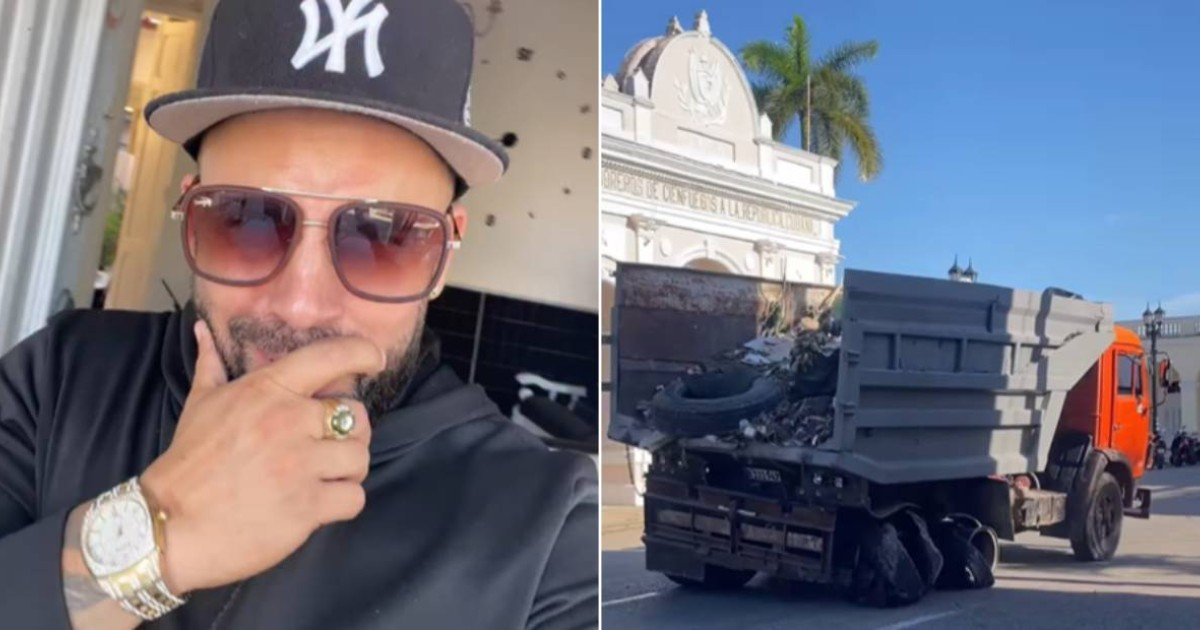 Unexpected Sight in Cienfuegos: A Garbage Truck on the Brink