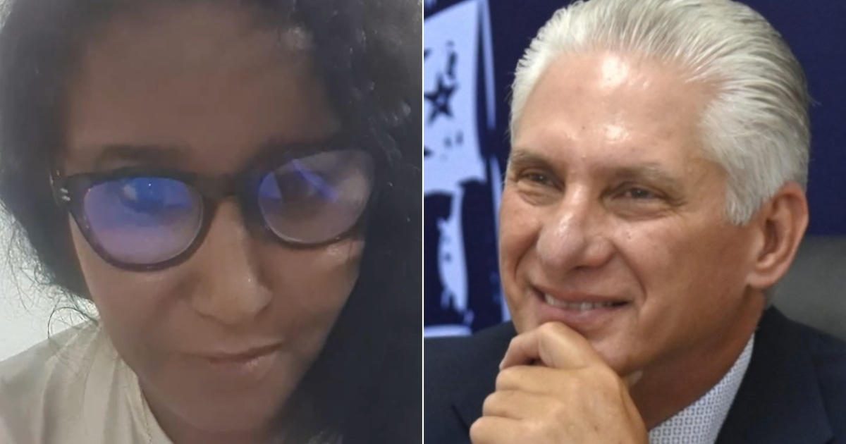 Cuban defender of communism from Tenerife: "Long live my president Díaz-Canel."