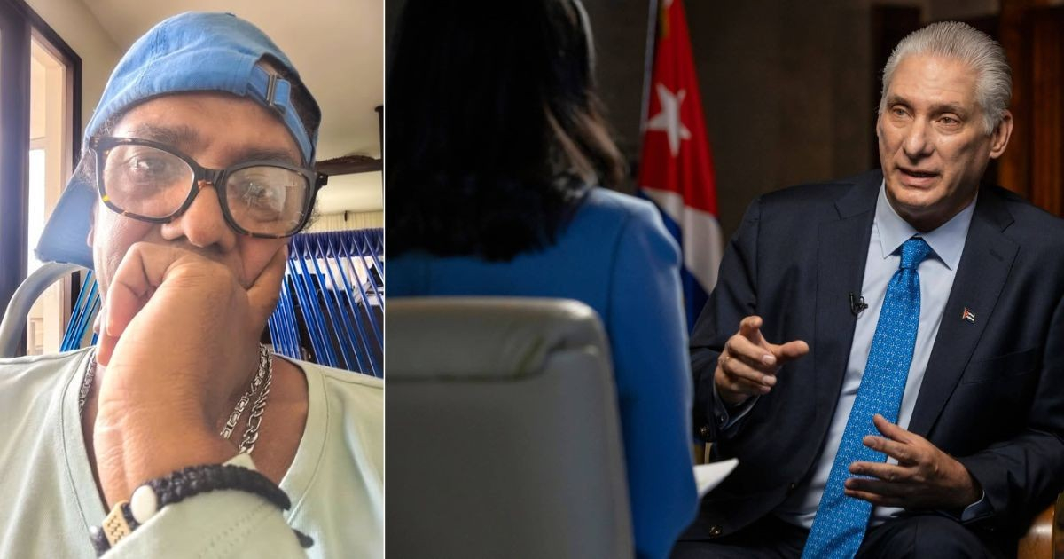 Raúl Torres y entrevista de Miguel Díaz-Canel con NBC News © FB/ Raulito Torres y Presidencia Cuba