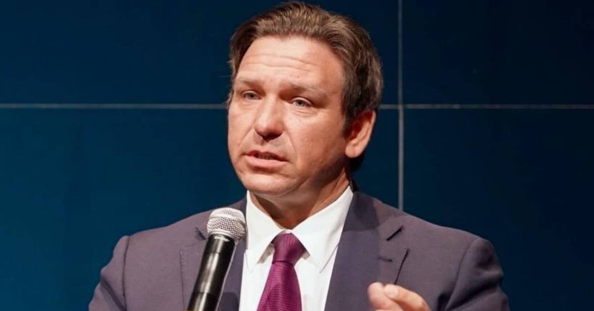 Ron DeSantis, gobernador de Florida. © Facebook/Governor Ron DeSantis.