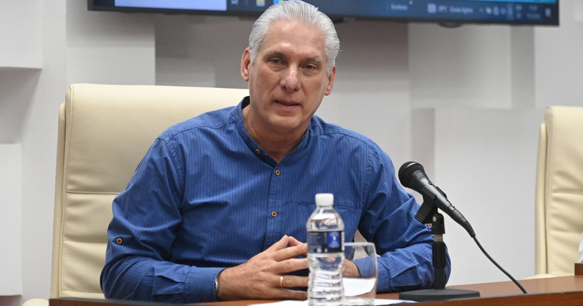 Díaz-Canel insists on death as a slogan amid the collapse in Cuba