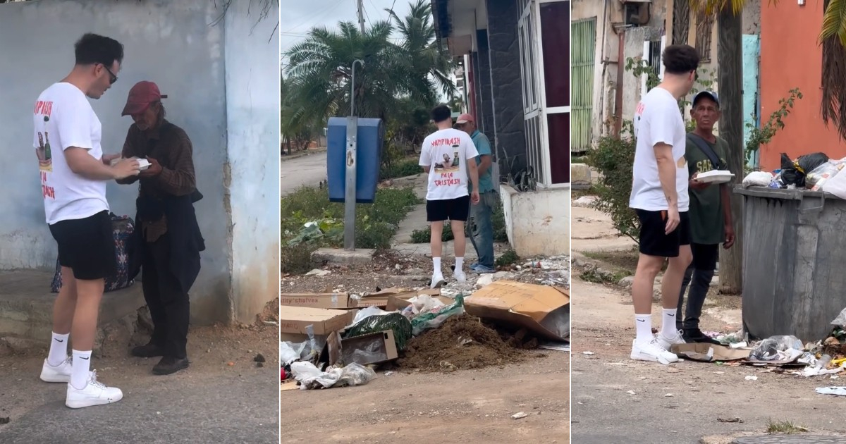 Sandro Castro Sparks Social Media Debate by Distributing Food in Havana