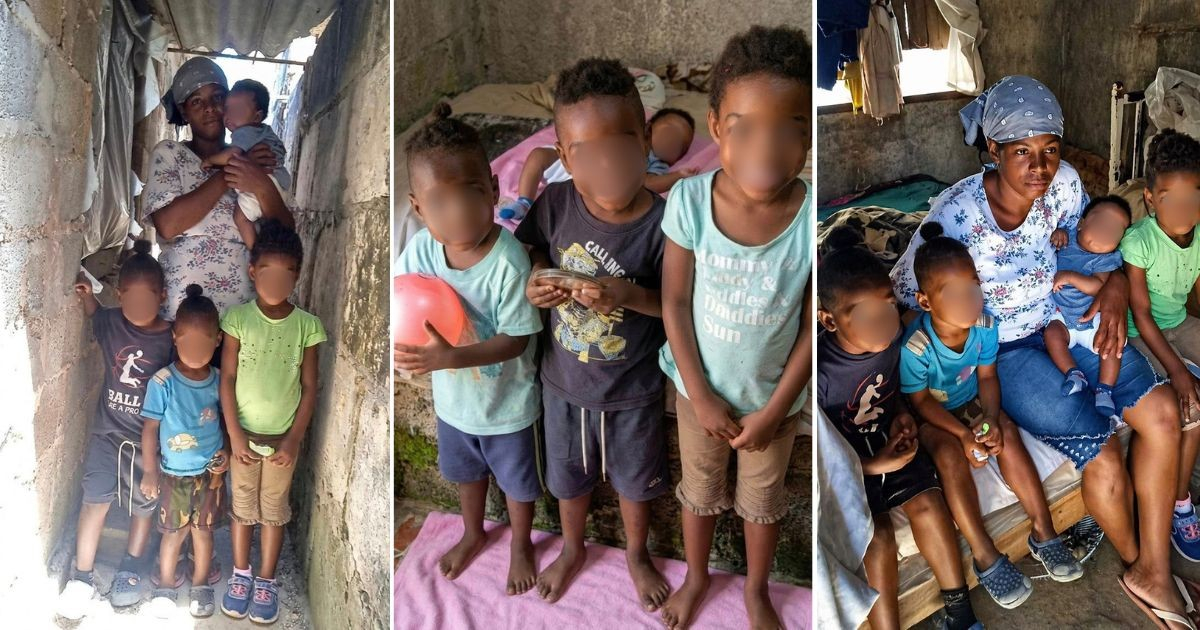 Cuban mother with five children urgently seeks help: "It's not enough even for food."