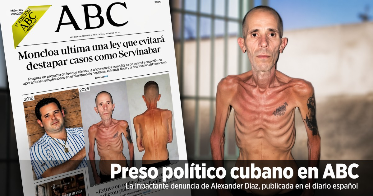 Shocking ABC Cover Reveals Deterioration of 11J Protester After Years in Cuban Prison