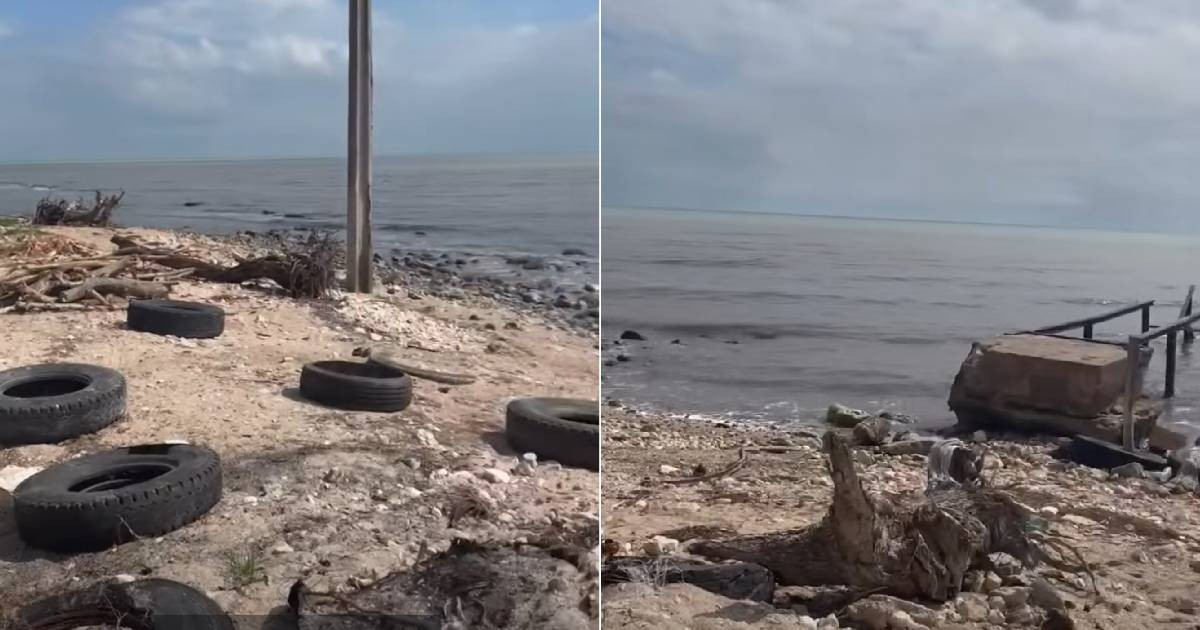 Cubans mourn the destruction of Playa El Rosario in Güines