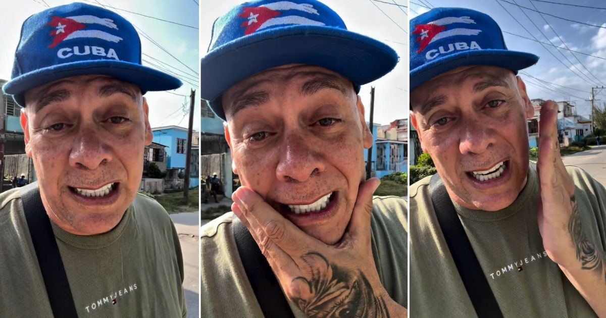 Cuban returns to the island and breaks down in tears: "The people can't take it any longer."