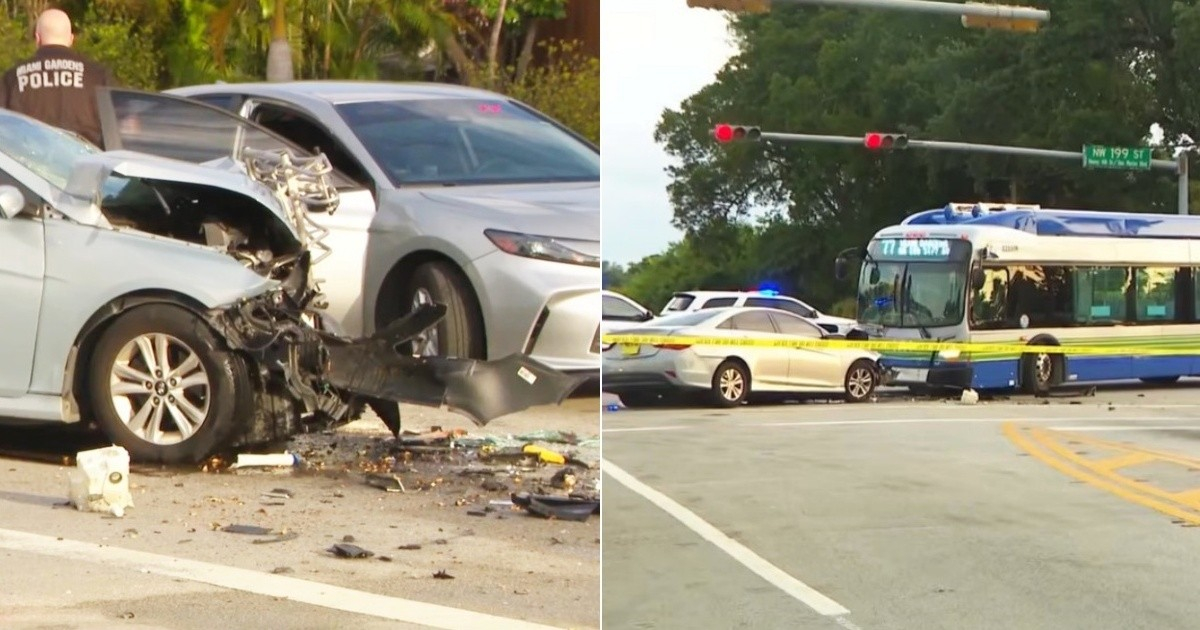 Surveillance Video Shows Fatal Crash in Miami Gardens Involving Young Woman and Bus