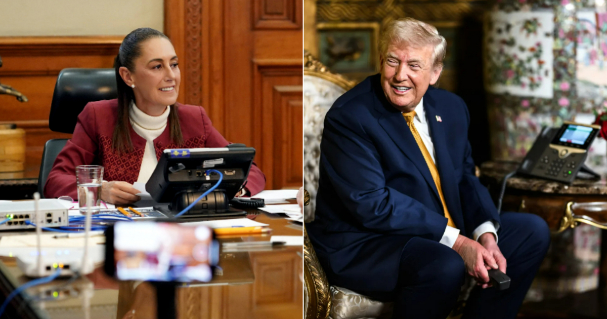 Claudia Sheinbaum on the shooting at the Correspondents' Dinner: "It's a good thing that President Trump and his wife are safe."