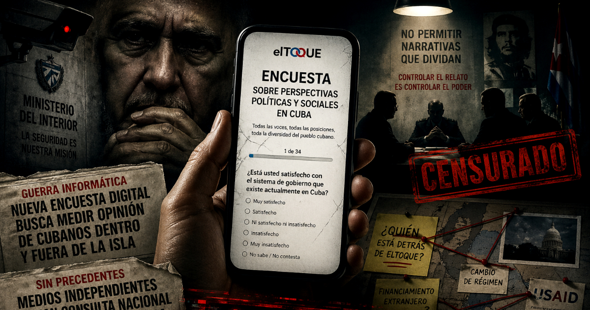 Fear Mounts: Cuban Regime Criticizes Independent Survey Before Results Are Released