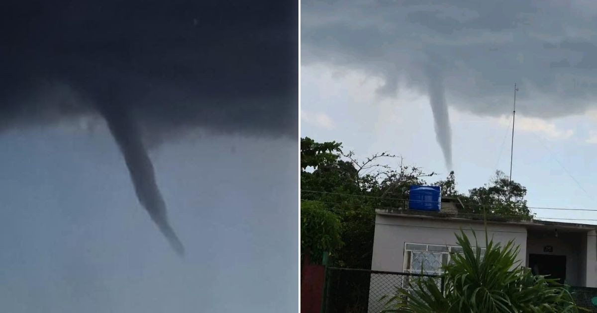 Unusual Weather Phenomenon in Cuba: Funnel Clouds Sighted in Two Provinces
