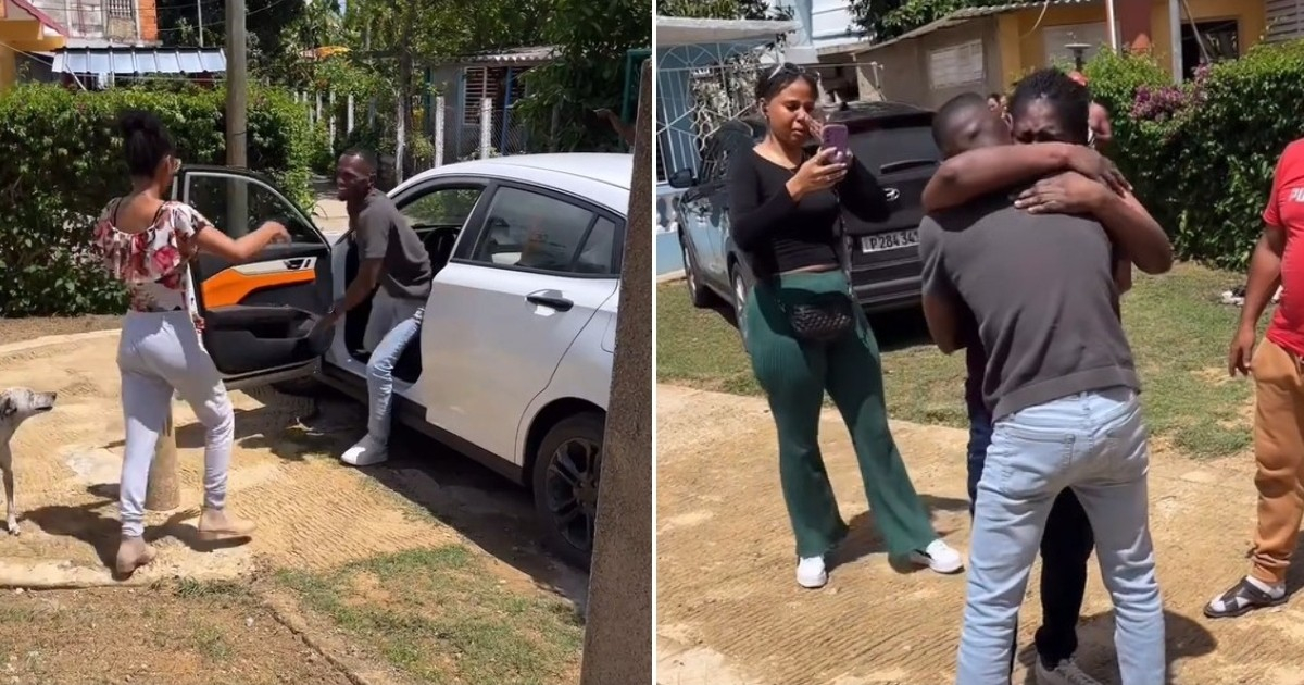 Reunited After Three Years: A Cuban's Emotional Homecoming Captivates Social Media
