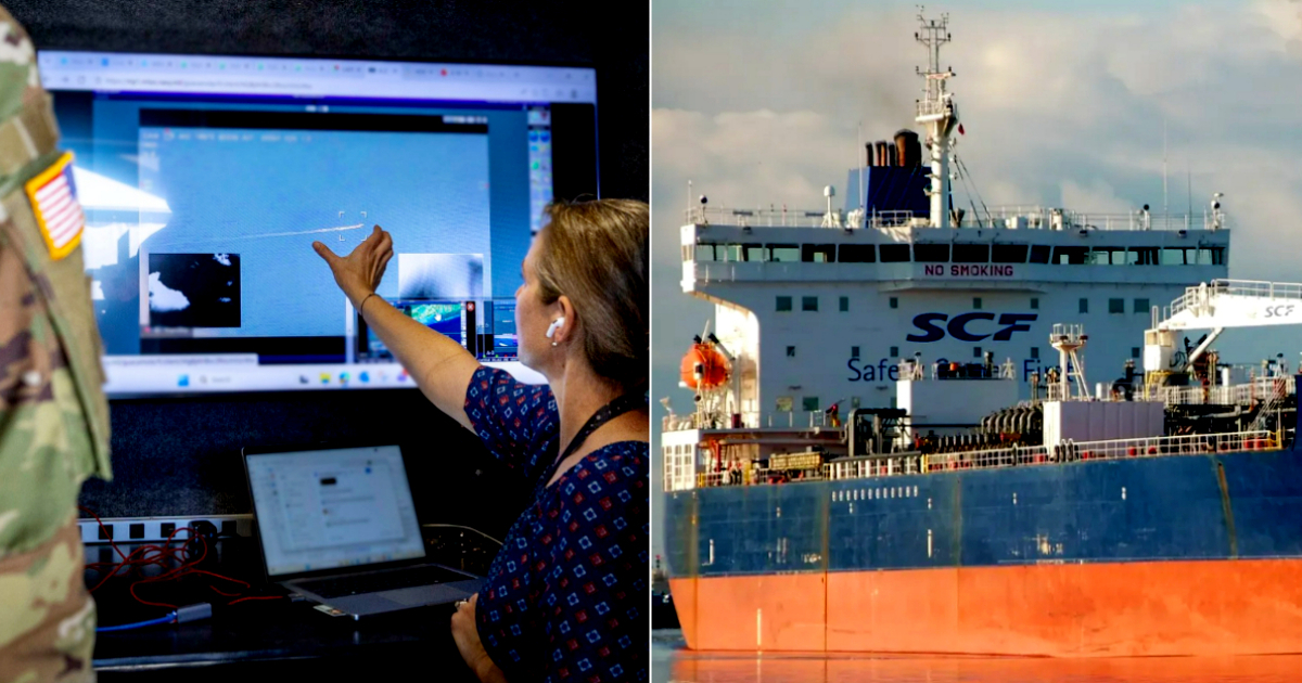 Russian Tanker Universal Slows Down and Shifts Course Amid U.S. Military Pressure in the Caribbean