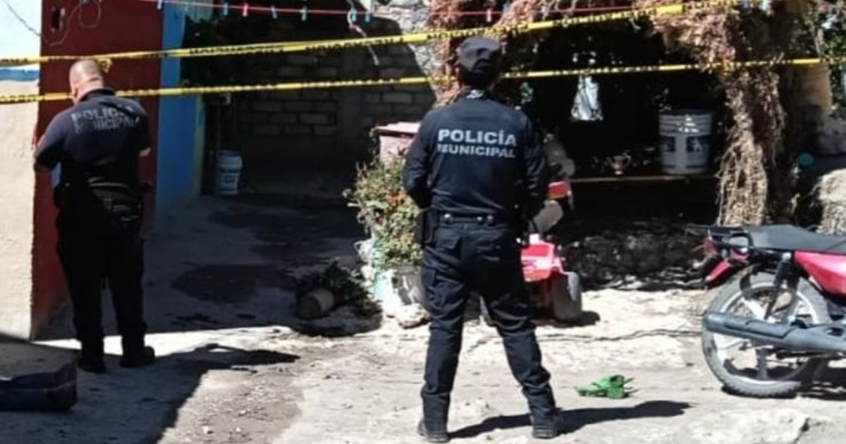 Vivienda donde un ciudadano cubano disparó mortalmente contra su pareja y su suegra, en Guanajuato © Policía Municipal de Dolores Hidalgo