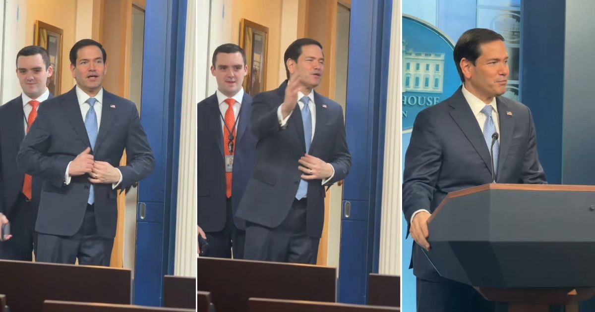 Marco Rubio Stages Surprise Visit, Jokes About "New Role" at the White House