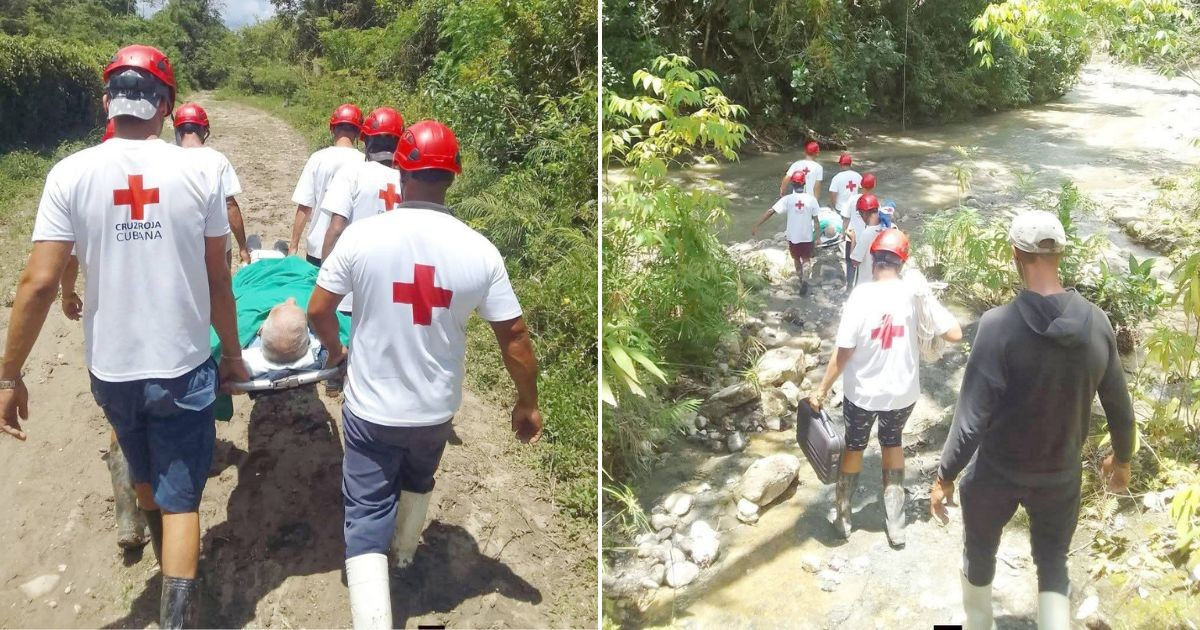 Elderly Man with Hip Fracture Rescued from Remote Yateras Terrain