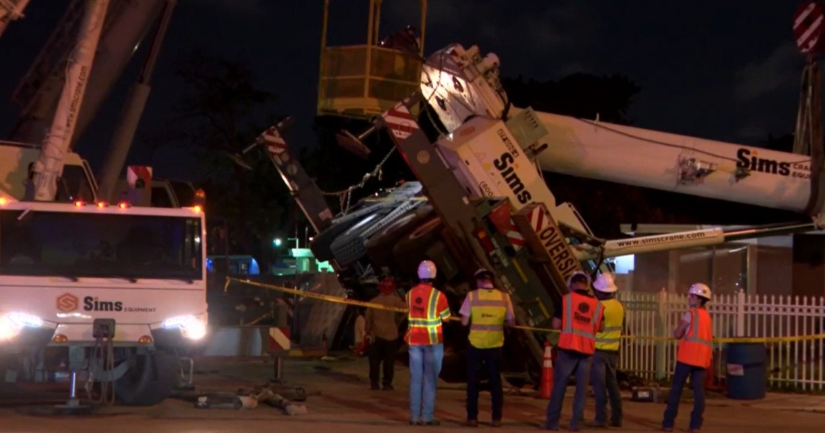 Crane Collapse in Hialeah Nearly Crushes Homes