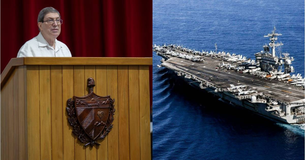 Bruno Rodríguez Mocks U.S. Aircraft Carrier Threat: "What Will We Do with That Huge Chunk of Metal?"